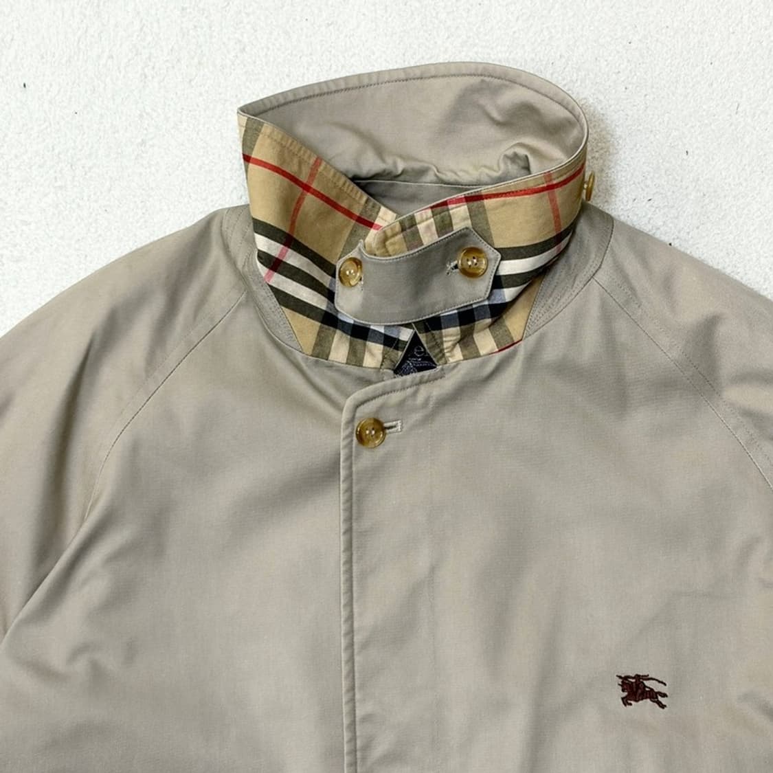 BURBERRYS 노바체크 블루종 상품이미지4