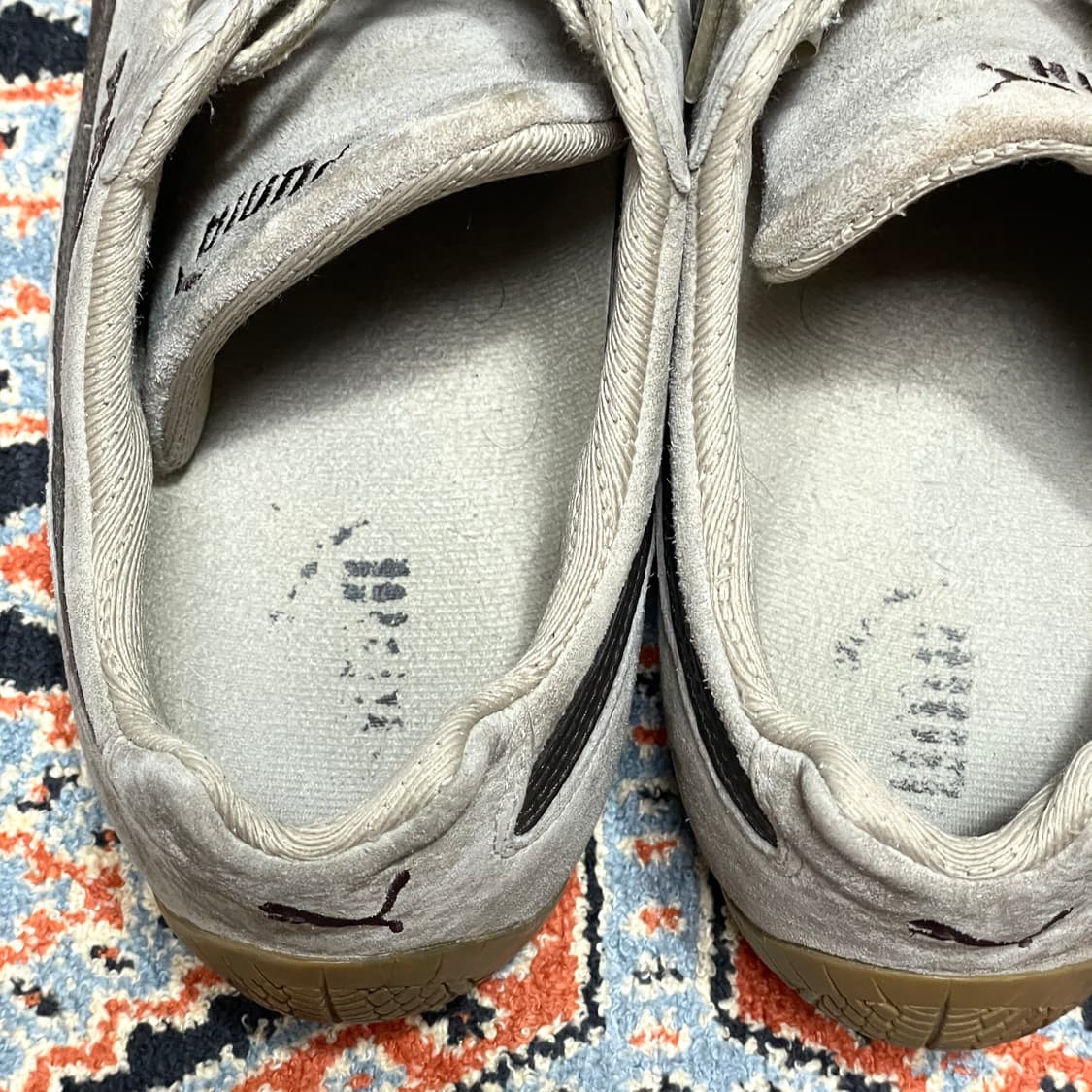 푸마 스피드캣 베이지 브라운 스웨이드 스니커즈 EU44 상품이미지7