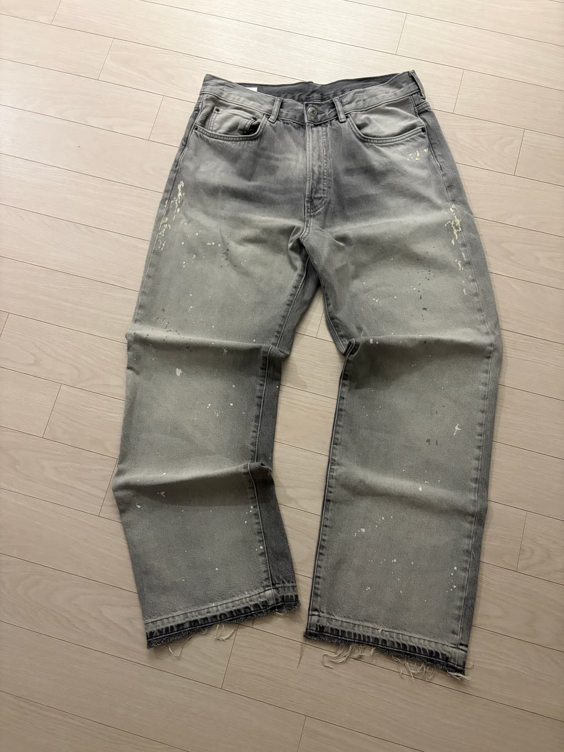 자라 루즈핏 페인팅 스플래시 데님 상품이미지3