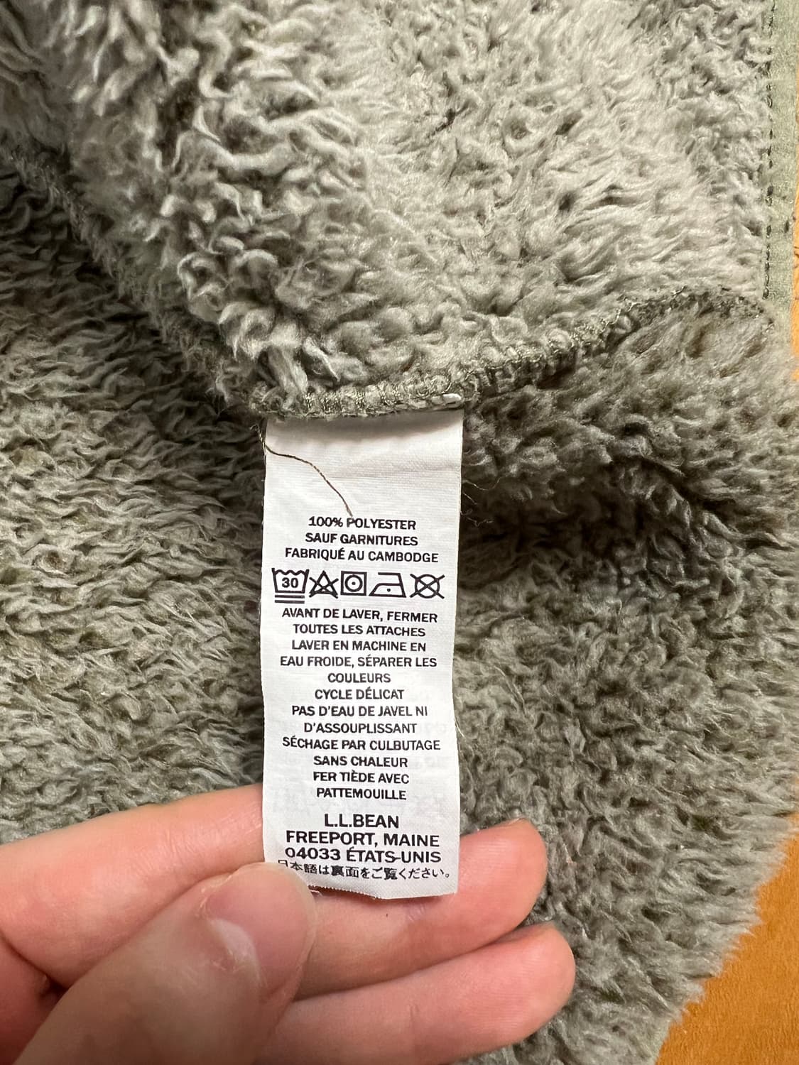 LLbean fleece zip up 엘엘빈 플리스 상품이미지4