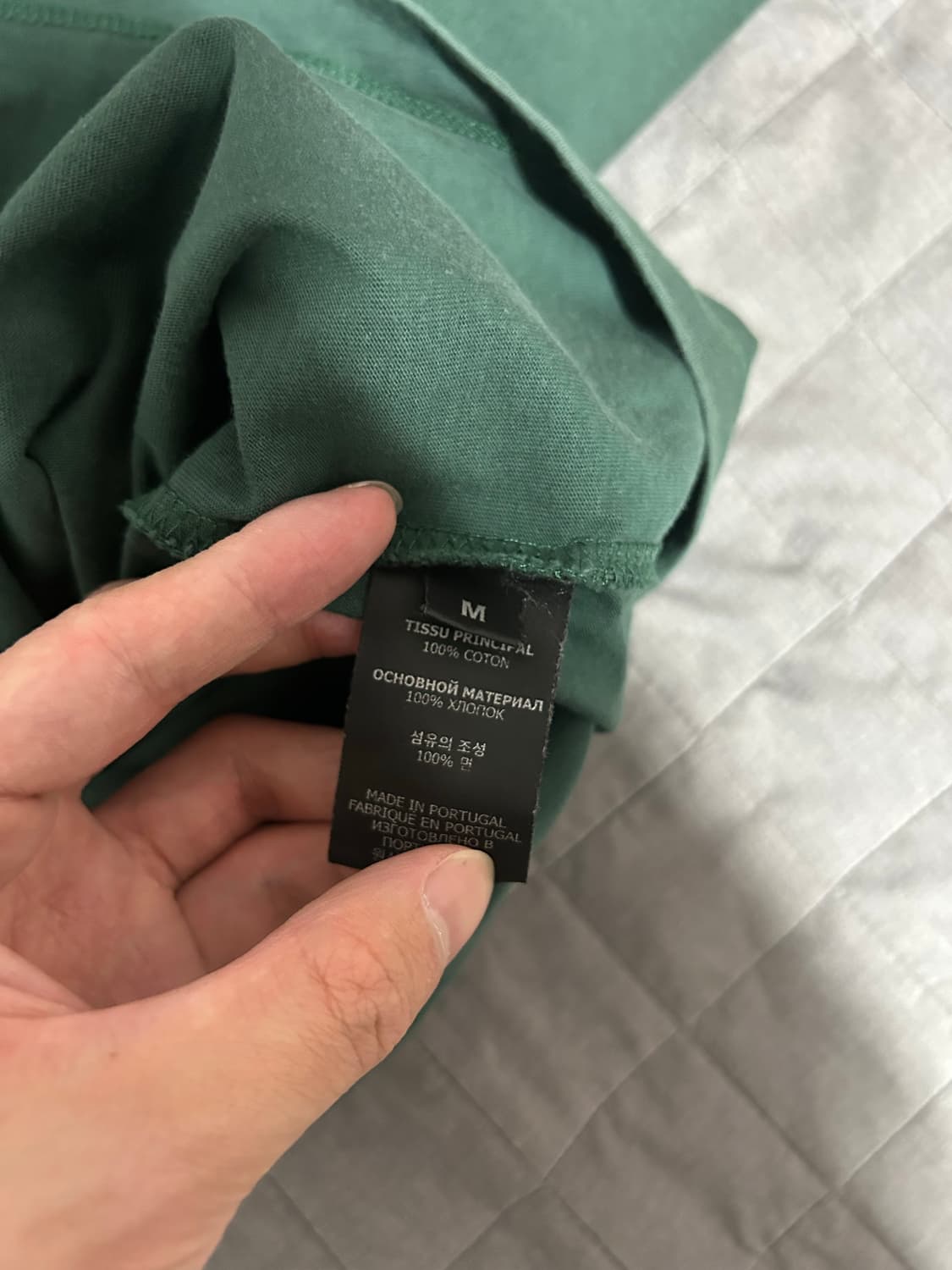 [M] 베트멍 로고 반팔 티셔츠 그린 상품이미지6