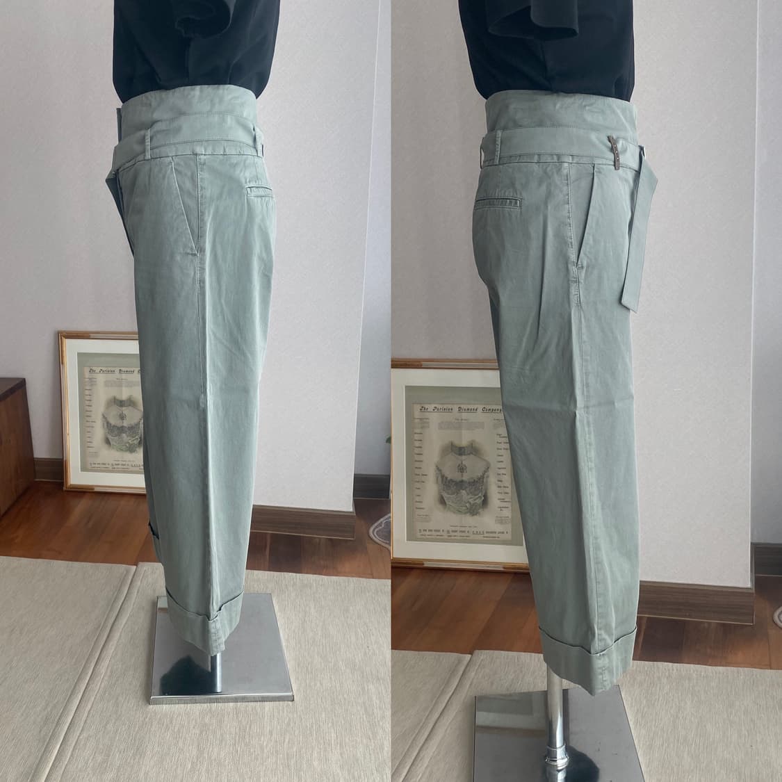 PESERICO 페세리코 크롭 코튼슬랙스(40) 상품이미지5