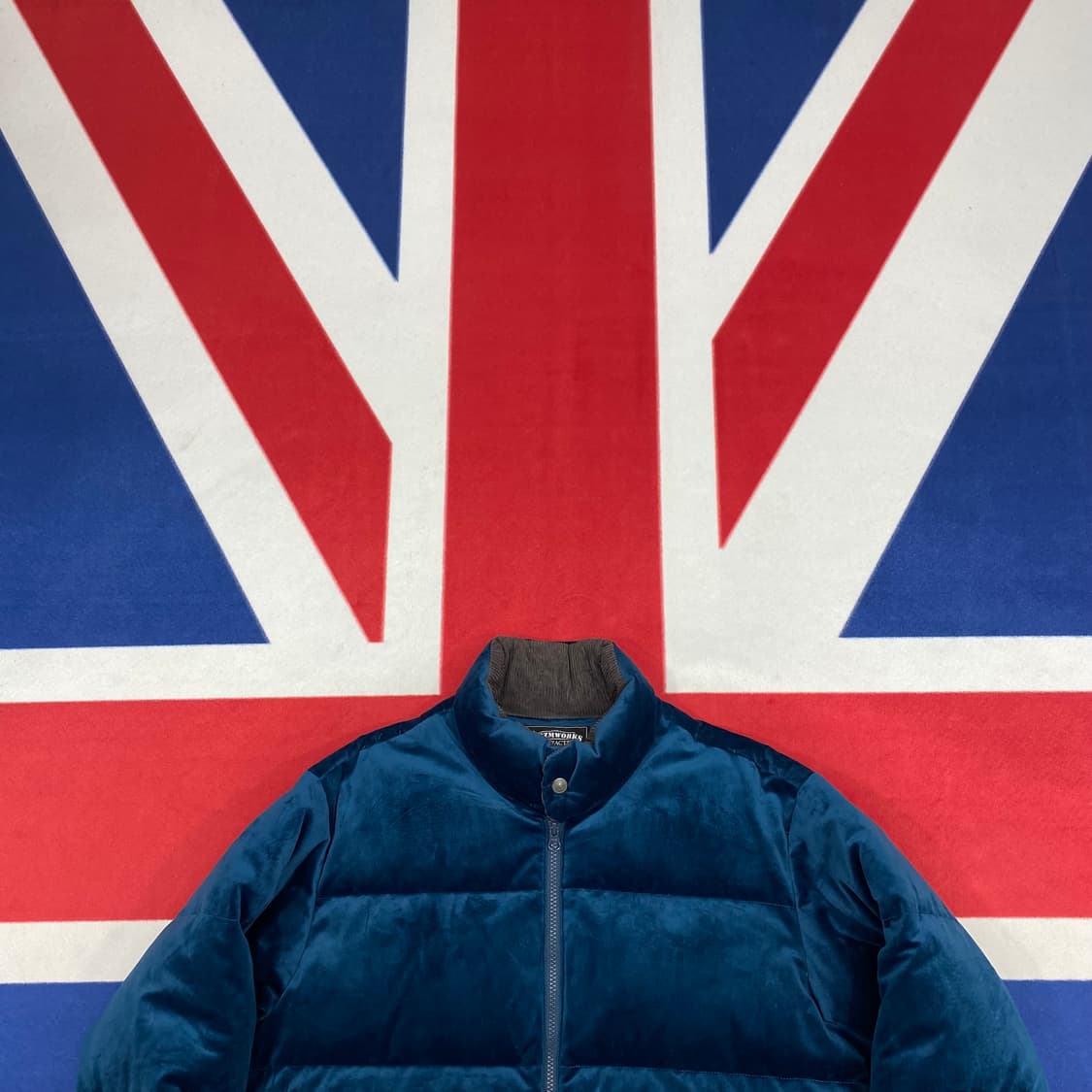 프리즘웍스 벨벳 구스다운패딩 M 실측 L -XL  상품이미지2