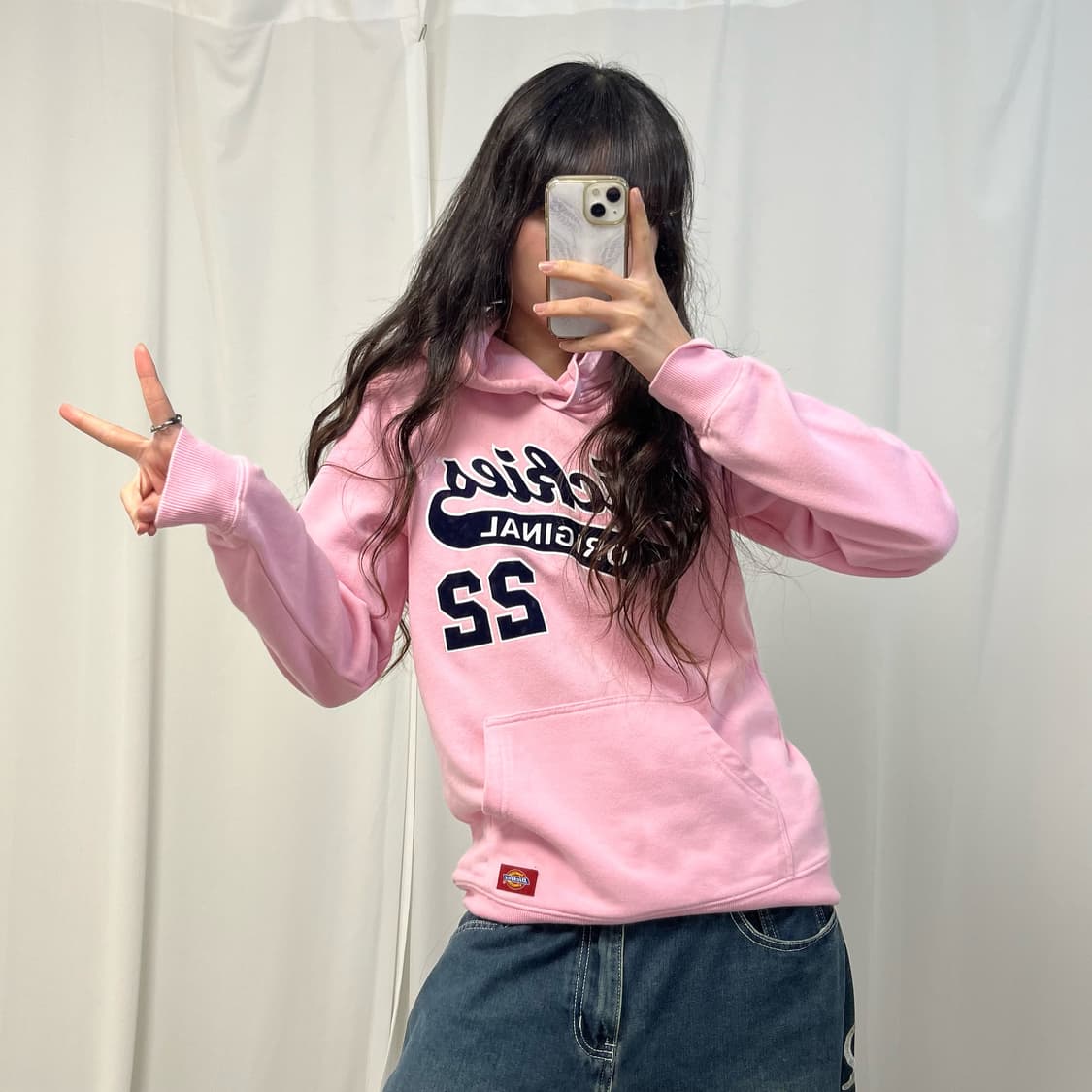 Dickies pink hoodie 상품이미지2