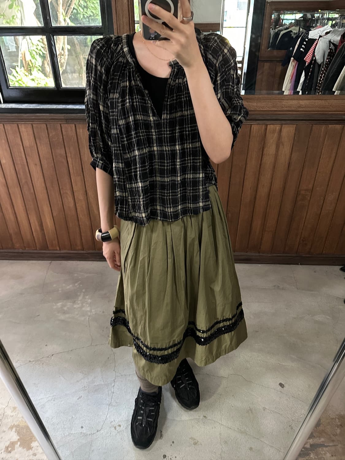 ISABEL MARANT ETOILE check blouse 상품이미지1