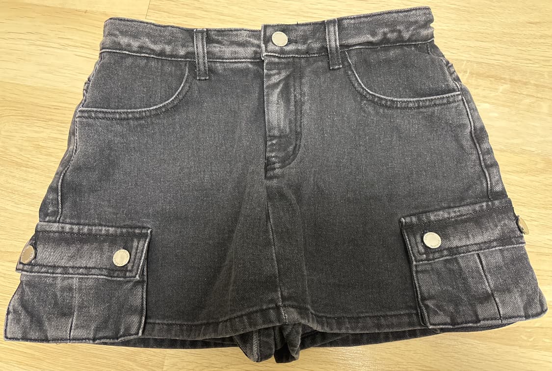 다이애그널 카고 데님 스커트 상품이미지2