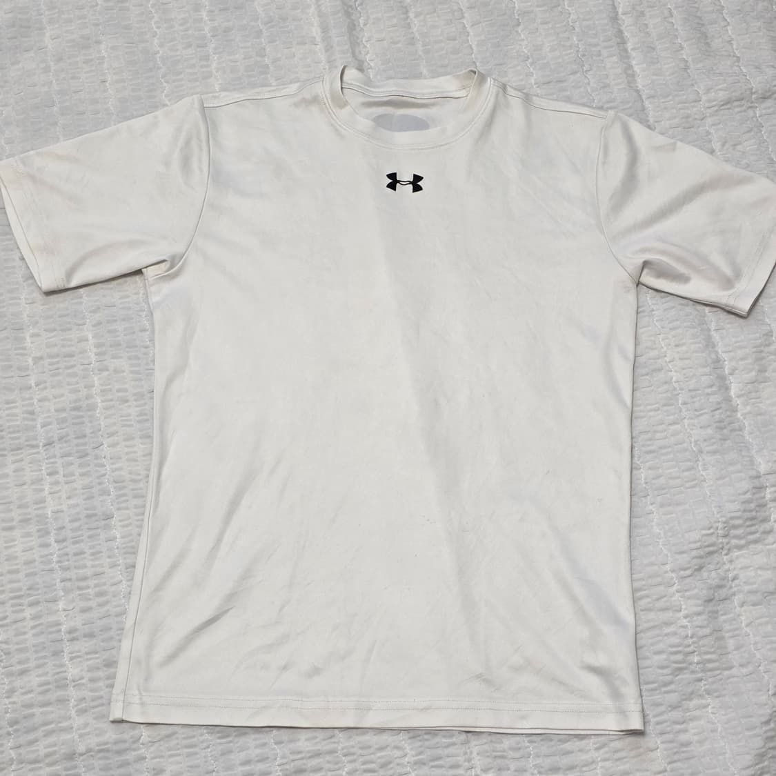 JP 언더아머) 화이트 기능성 반팔티셔츠 상품이미지1