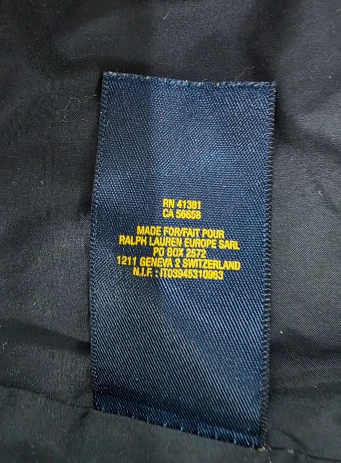 폴로 랄프로렌 네이비 퀼팅 자켓 95 상품이미지9