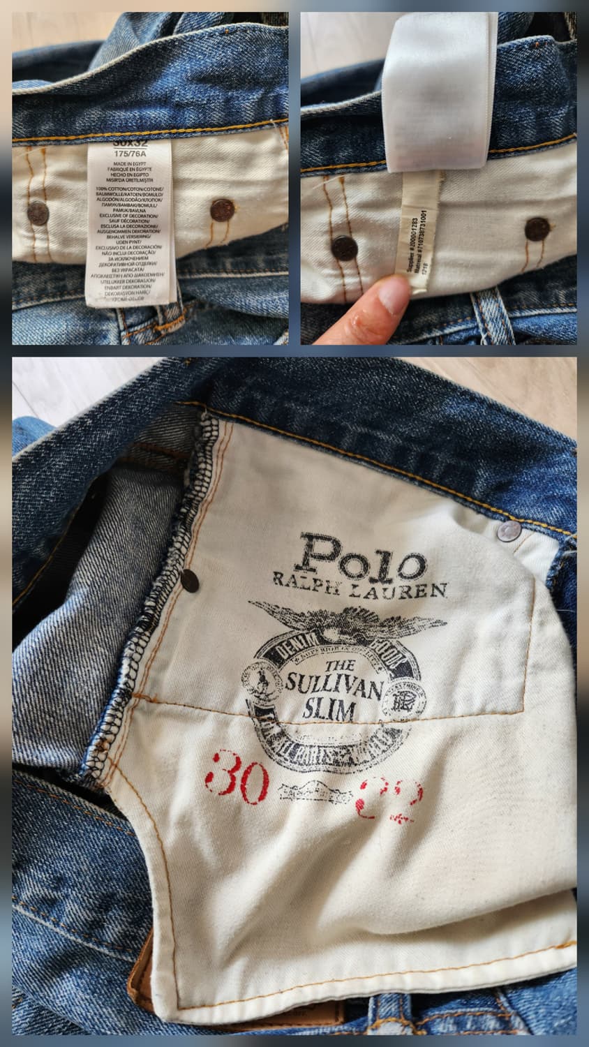 폴로랄프로렌 워싱패치청바지(30/32 상품이미지9