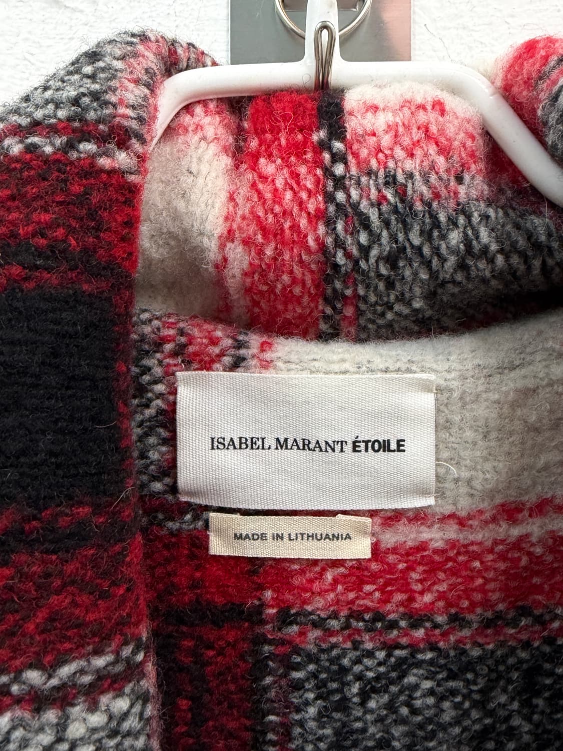 Isabel Marant 체크 몰레톤 플리스 코트 34 상품이미지2