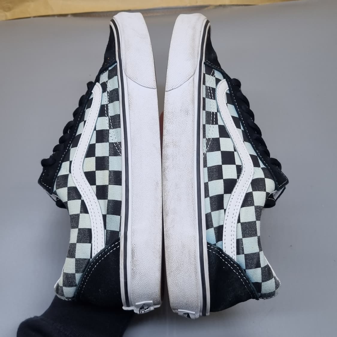 반스 올드스쿨 체커보드 남성스니커즈260  상품이미지5