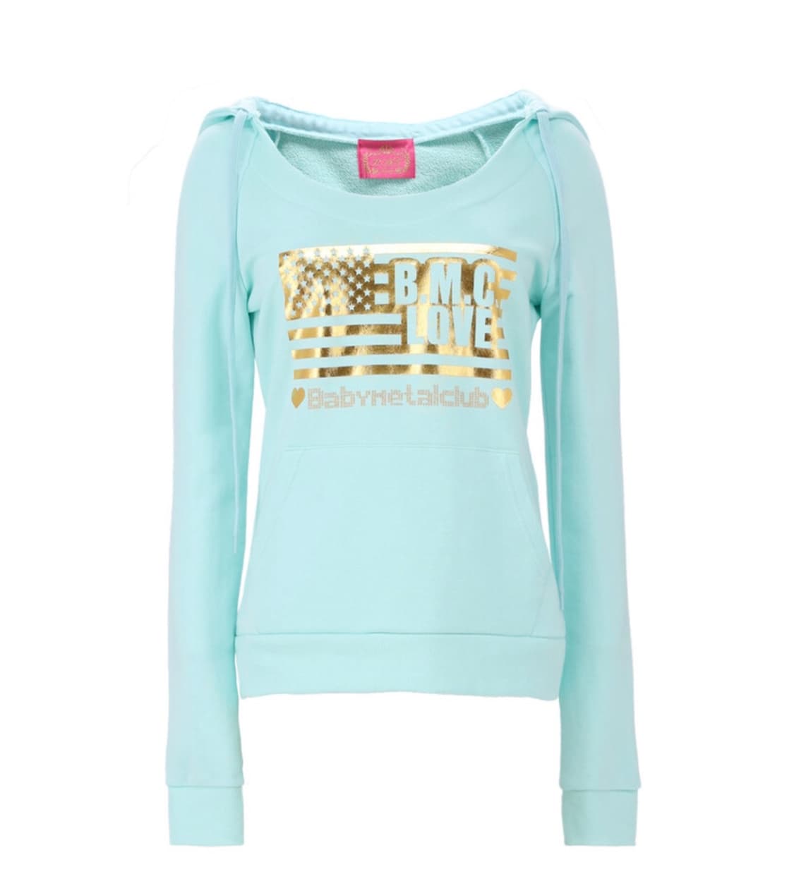 베이비메탈클럽 베메클 BMC♥LOVE 후디 민트 상품이미지1