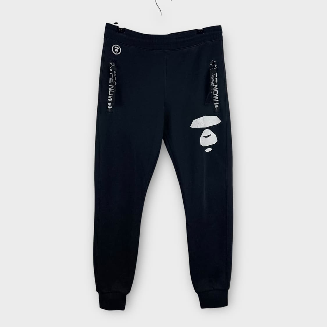 (S) Aape 스웻 조거 팬츠 블랙 상품이미지1