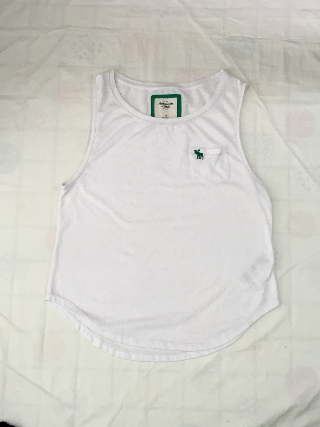 아베크롬비 Abercrombie 화이트 나시 상품이미지1