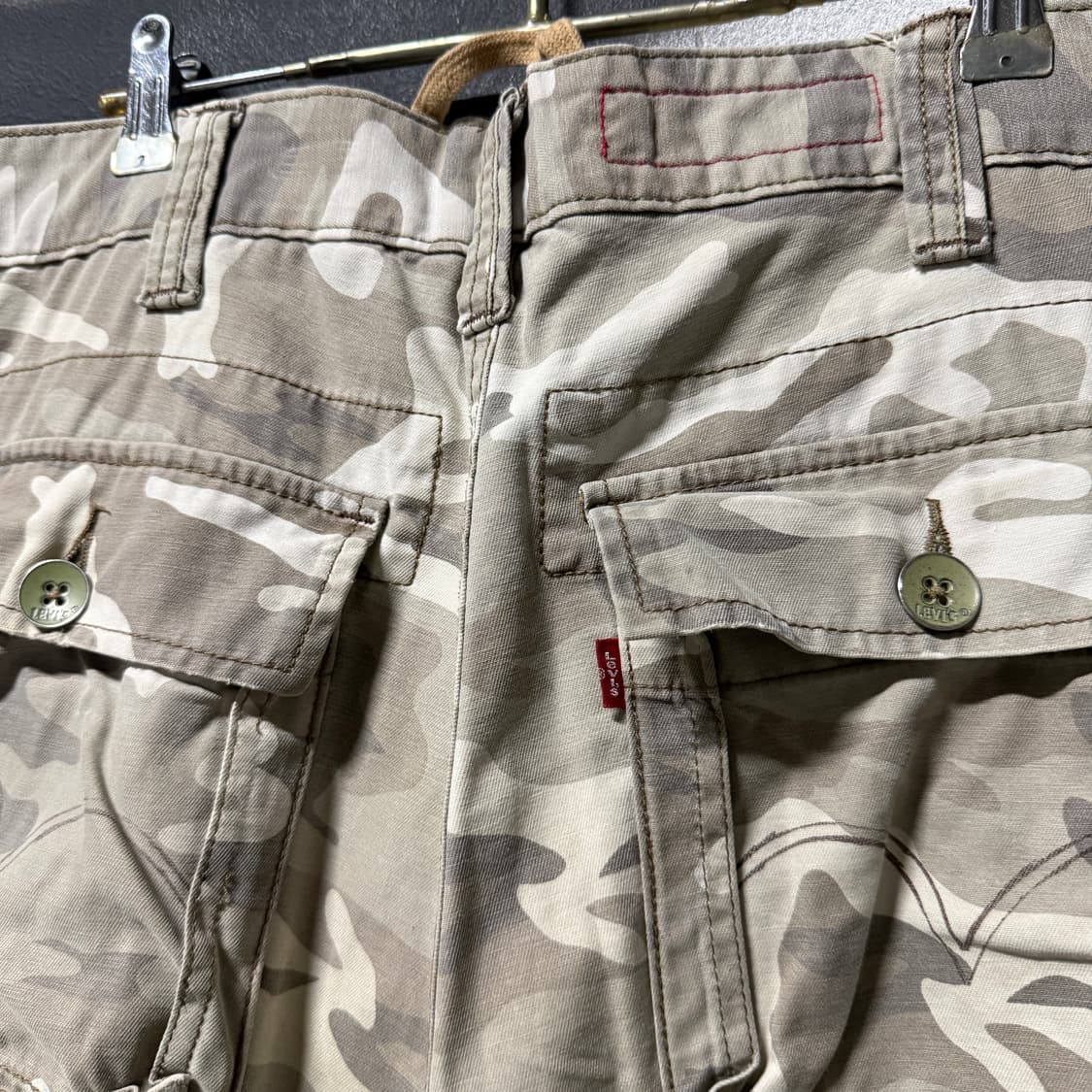 리바이스 USA 오리지널 카모 와이드 카고 쇼츠 팬츠 상품이미지6