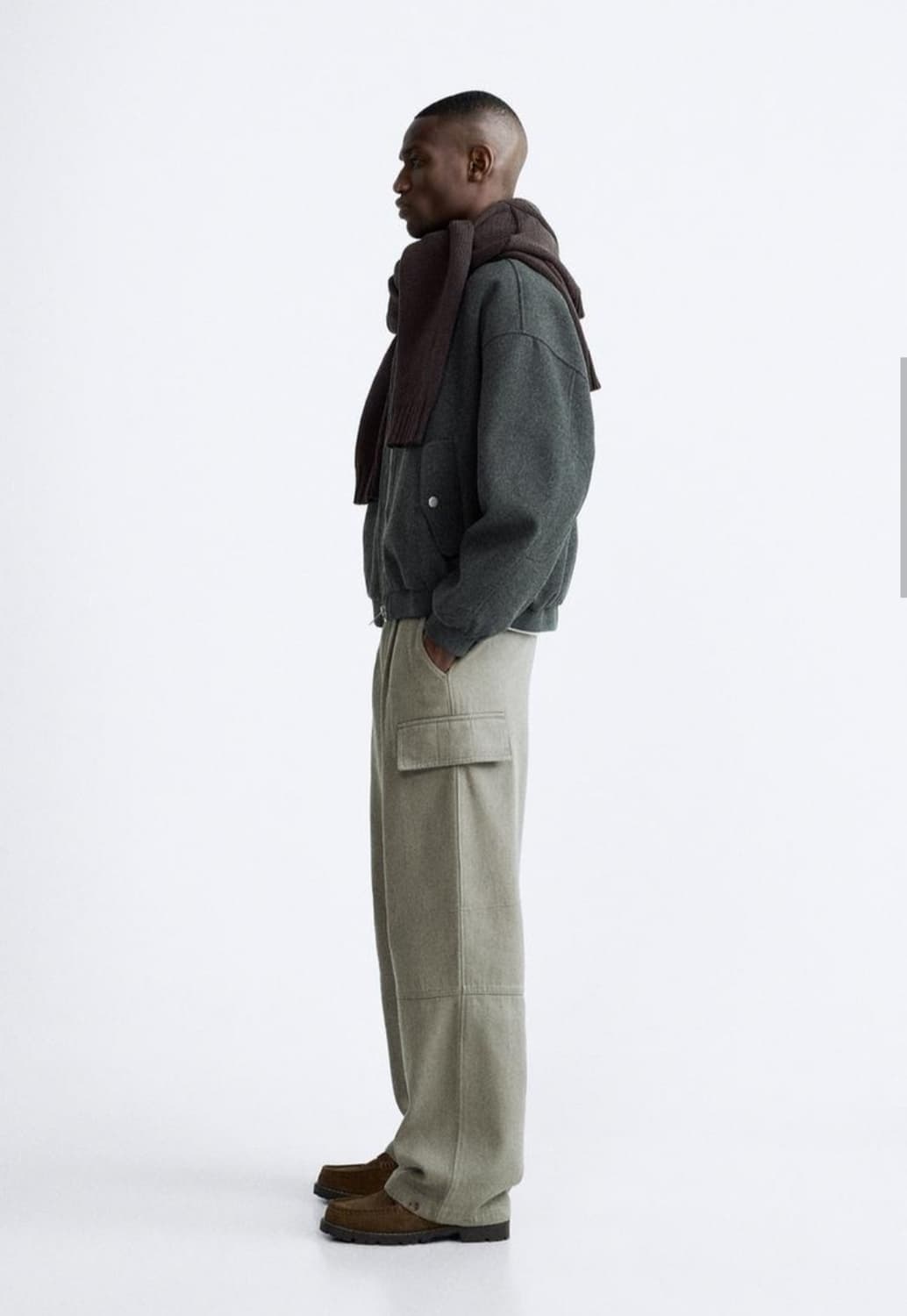 자라 울 봄버 항공자켓 M 상품이미지9