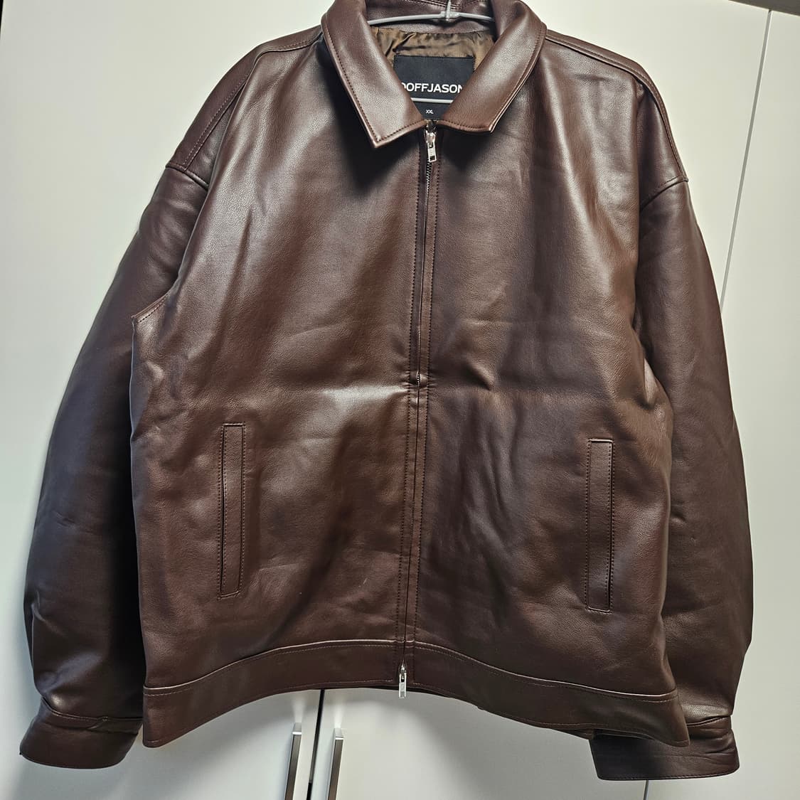 도프제이슨 레더자켓 브라운 XXL 상품이미지1