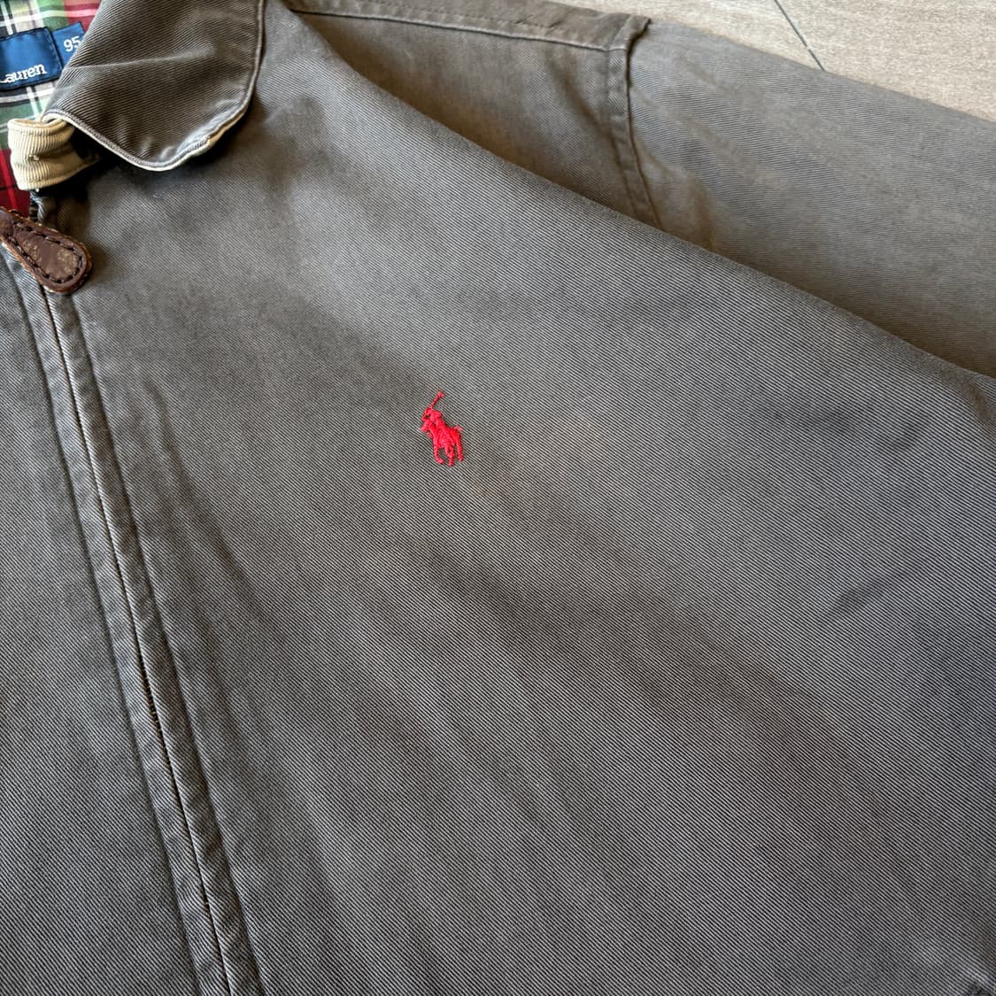 폴로 정품 그레이 스윙톱 자켓 상품이미지3