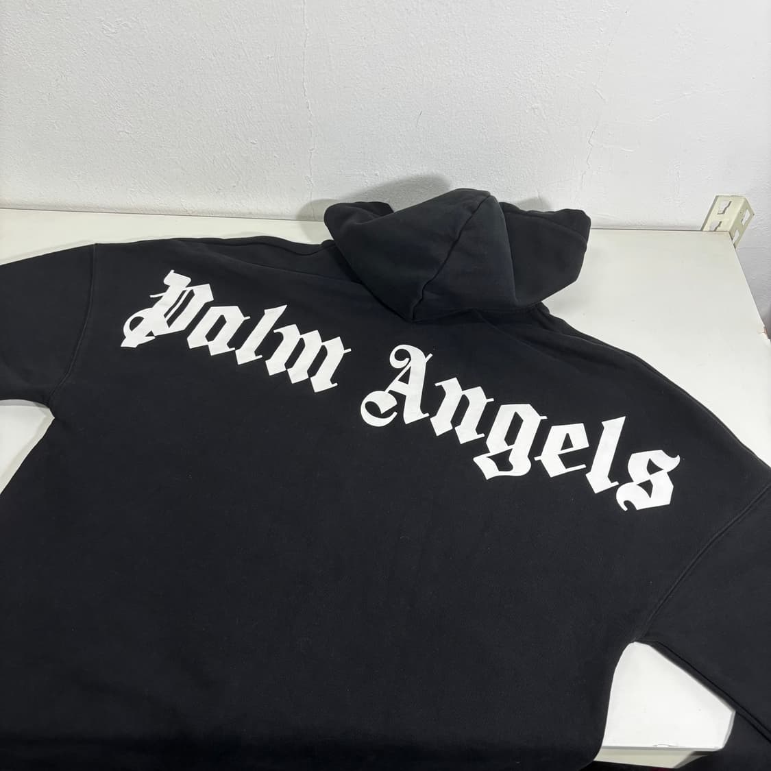 L 팜엔젤스 블랙 루즈오버핏 야자수패치 스웻후드집업 상품이미지1