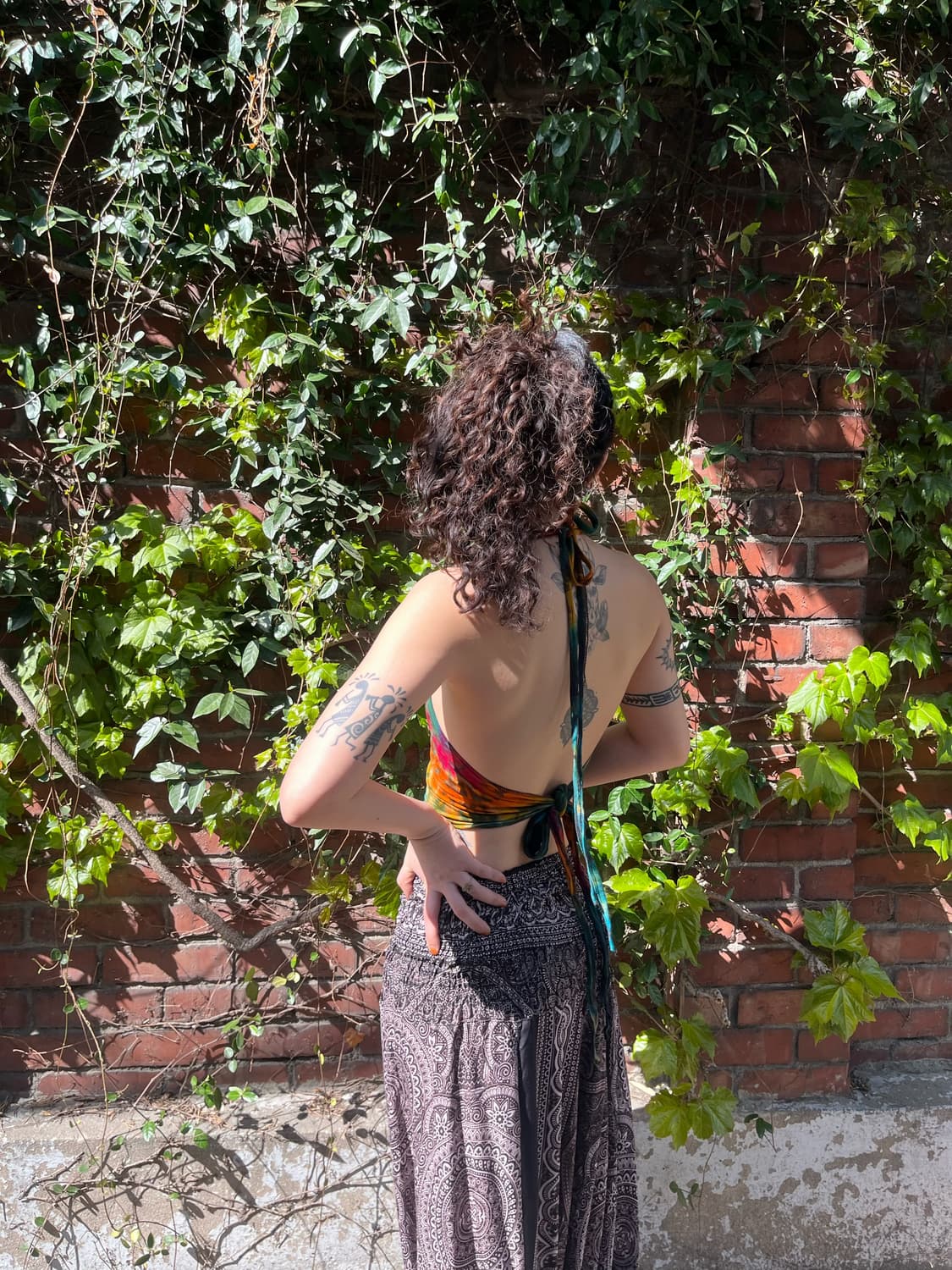 타이다이 트임 홀터넥 상품이미지7