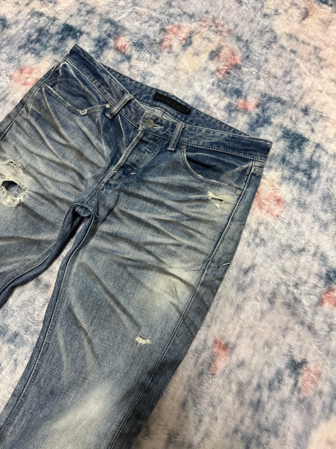 Fuga 00s archive whisker boot cut denim 상품이미지4