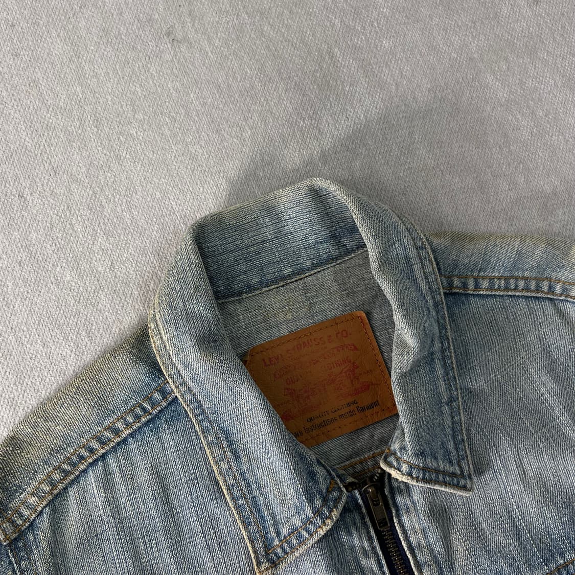 95 리바이스 00s 일본판 워시드 데님 자켓 상품이미지4