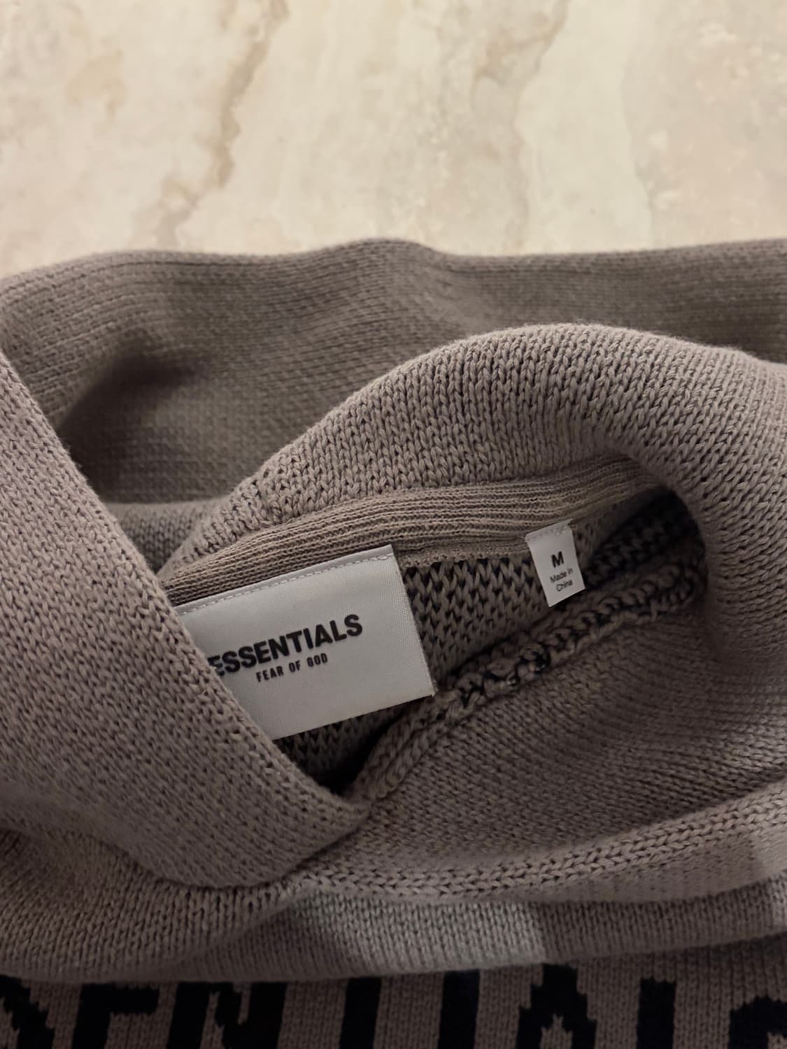 [M]에센셜 니트 후드 토프 상품이미지2