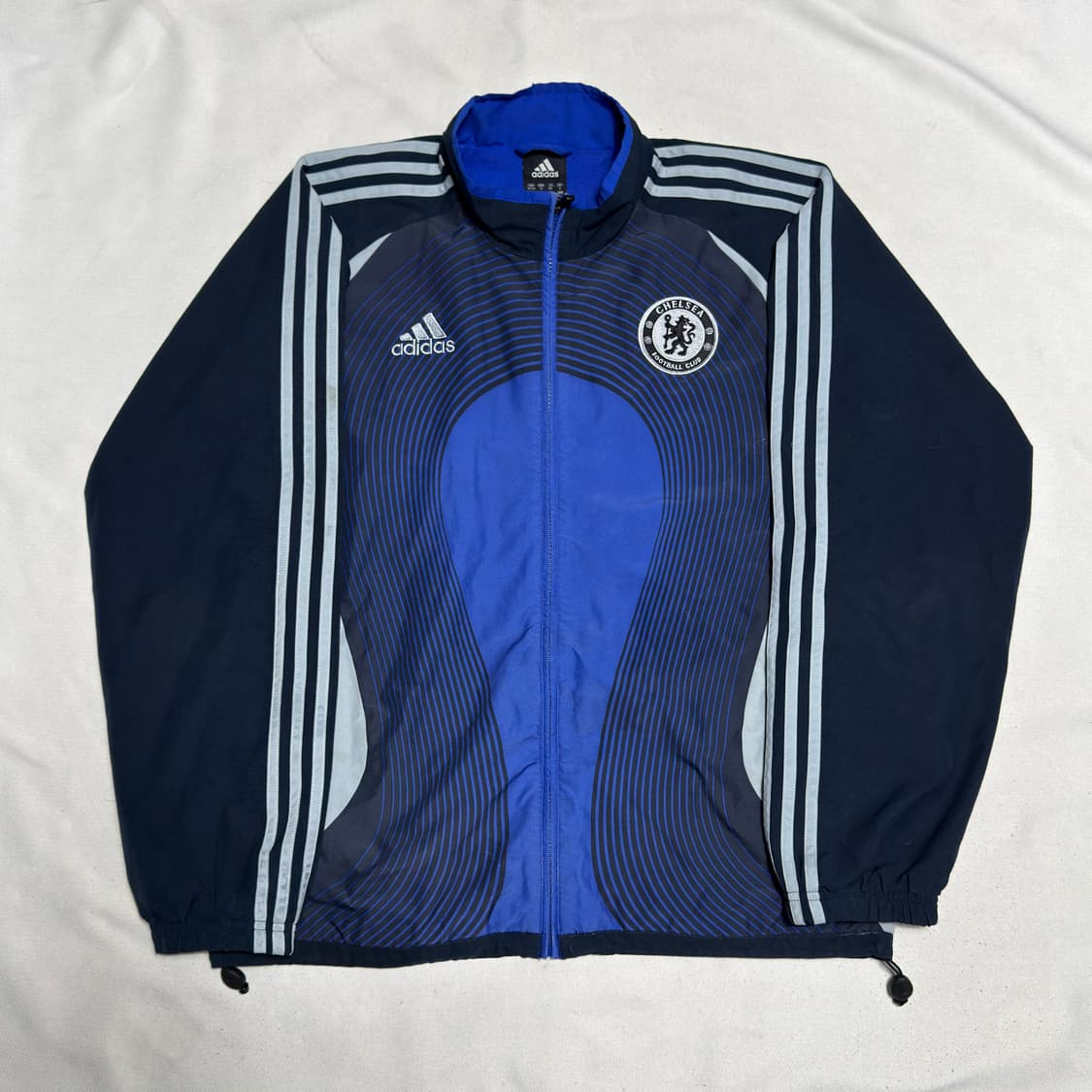 M 아디다스 첼시 네이비 블루 배색 트랙탑 상품이미지2