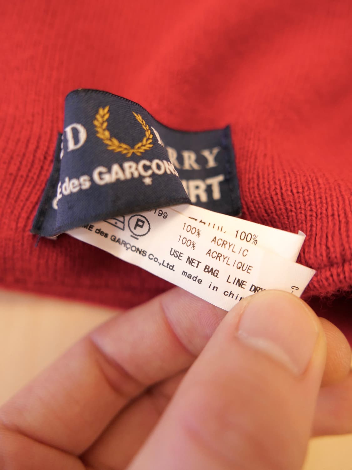 꼼데가르송 프레드페리 머플러 상품이미지4