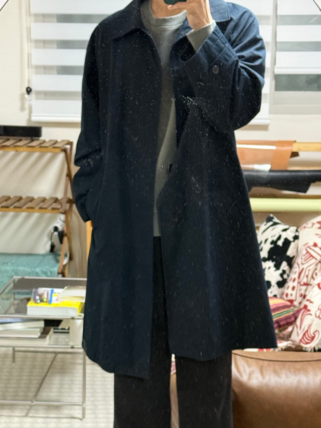 어나더오피스 맥코트 네이비 2사이즈 판매 상품이미지1