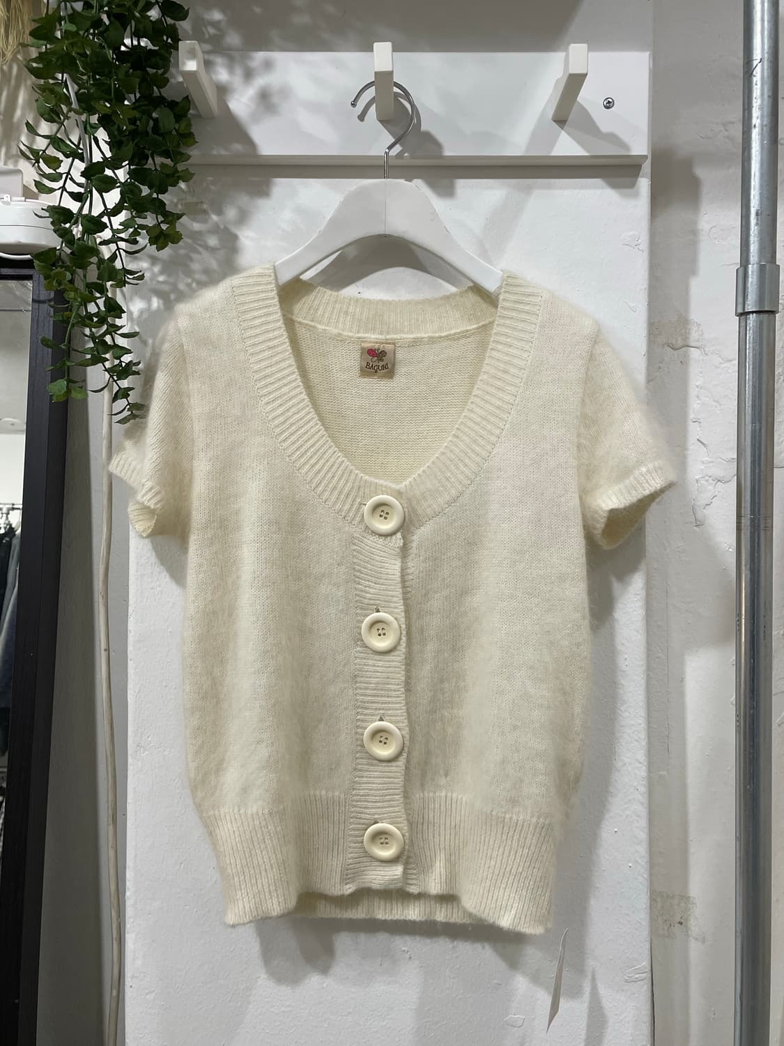 시스루 롱슬리브 + 앙고라 가디건 세트 상품이미지8