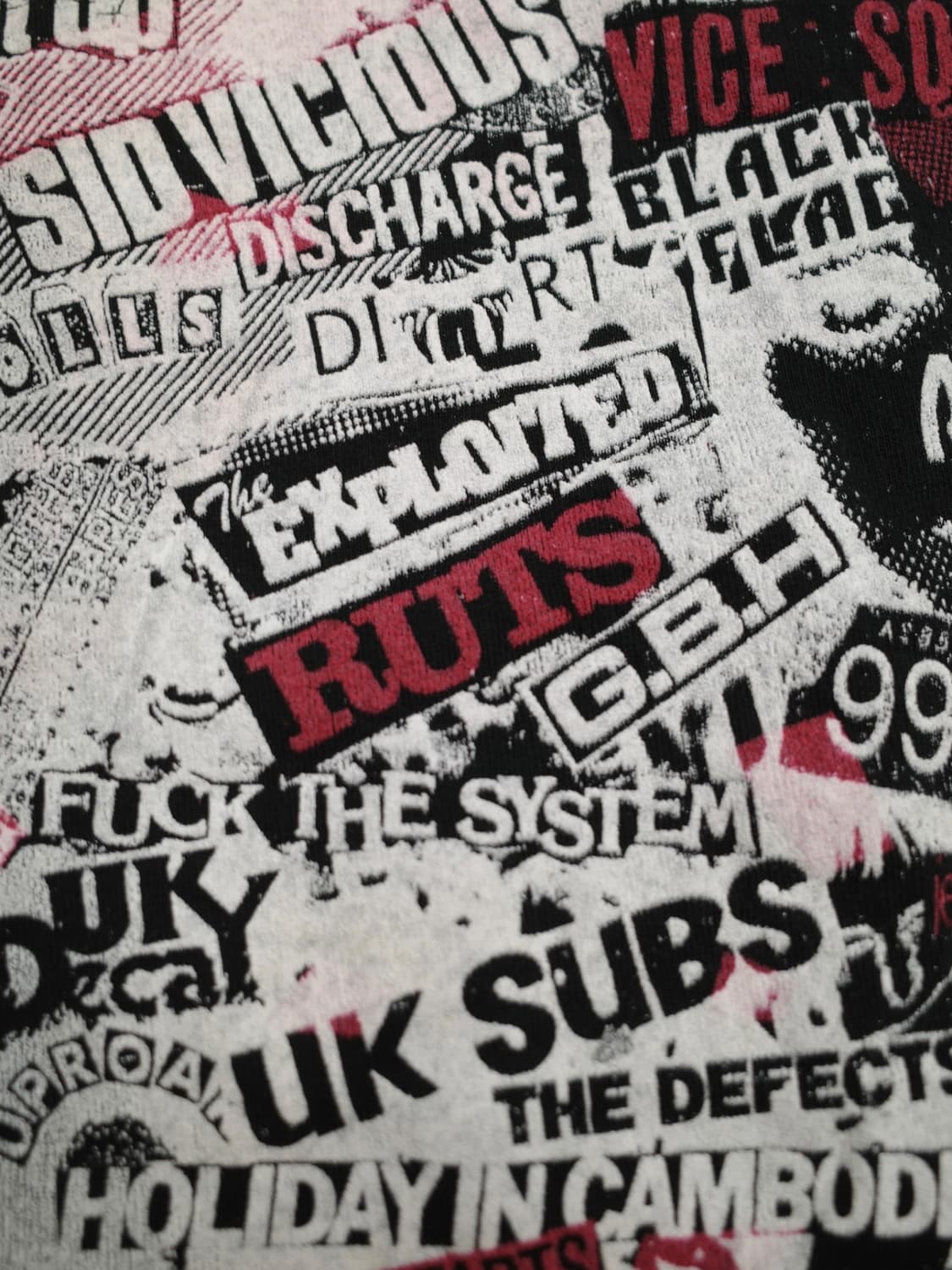 80’s 펑크 밴드 티셔츠 상품이미지3