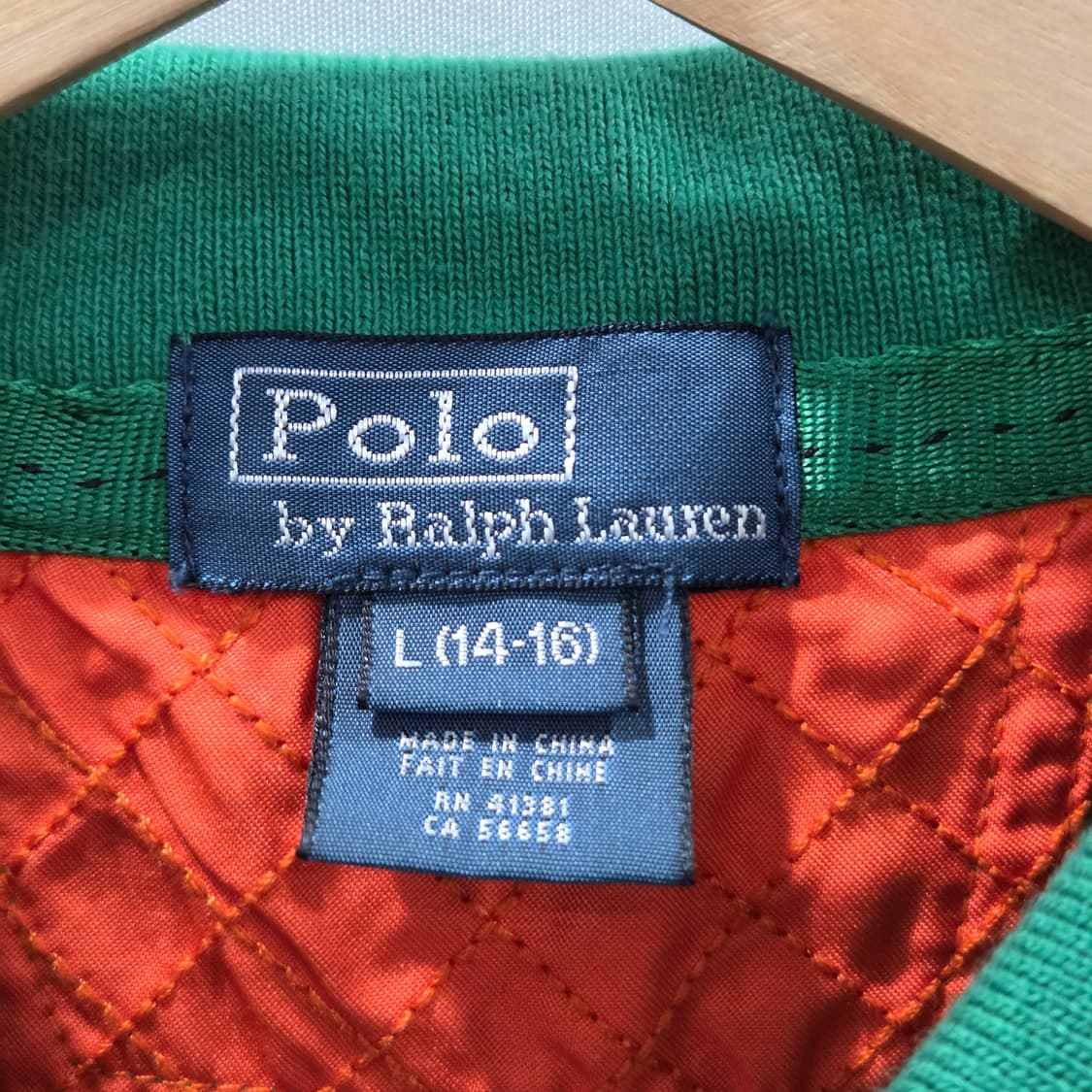 폴로랄프로렌 보이즈 피케 카라 빅포니 반팔티 그린 L/14/16 상품이미지3