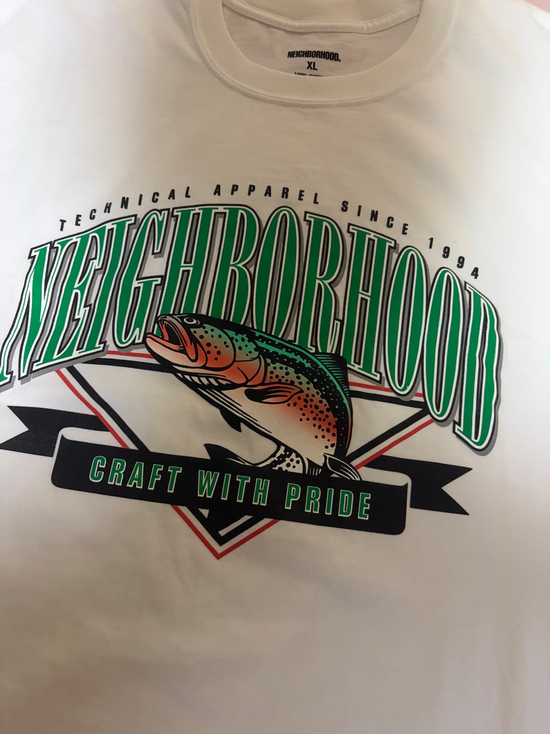 네이버후드 24ss 반팔 xl 상품이미지2