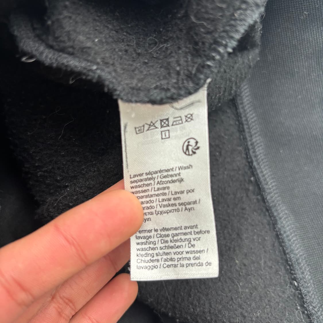 라코스테 미니 로고 블랙 후드집업 XL 상품이미지8