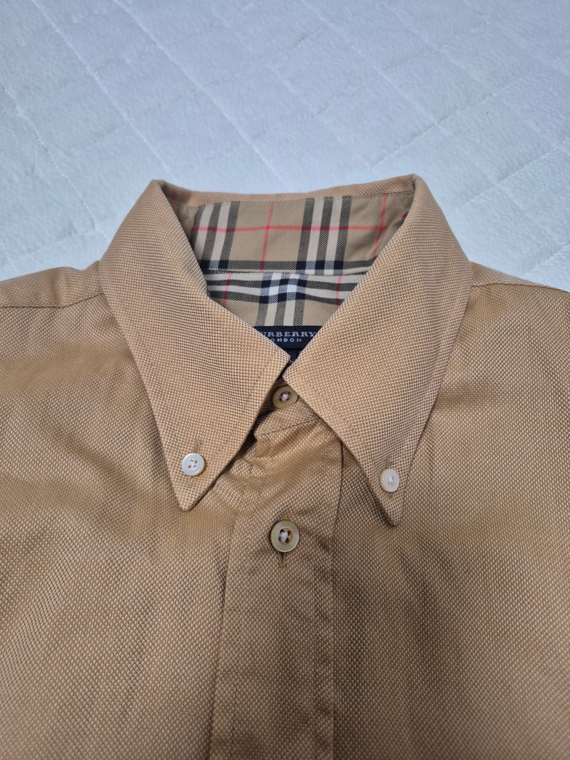 Burberry 버버리 USA 노바체크 베이지 셔츠 남성 100사이즈 상품이미지5