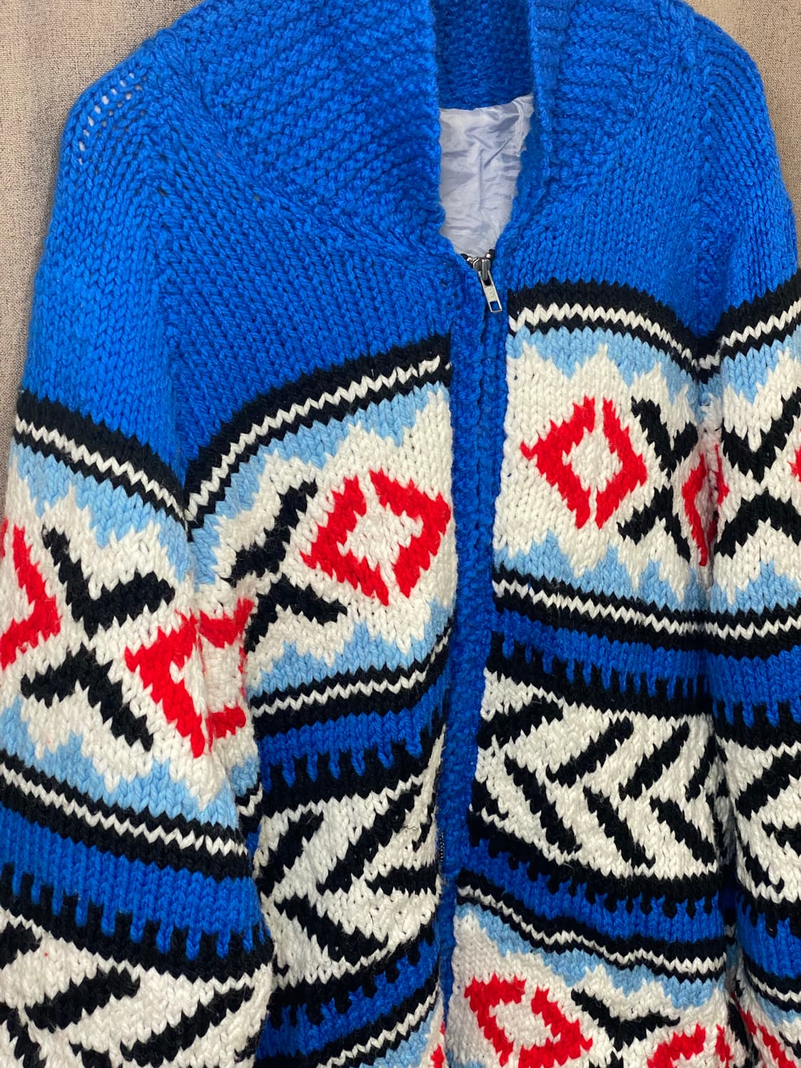 코위찬 니트 집업 상품이미지3