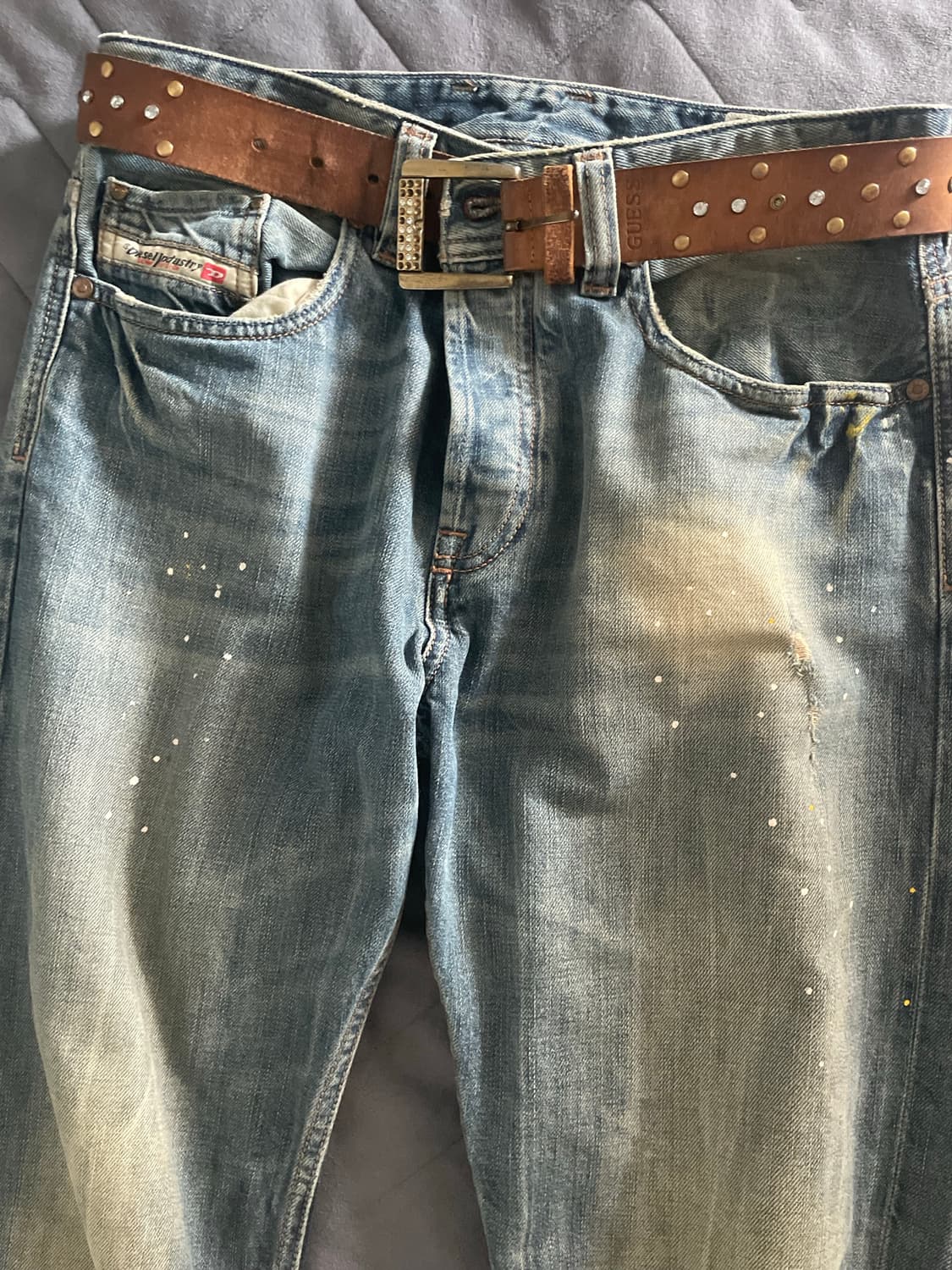 디젤 페인팅 워싱 데님 상품이미지2