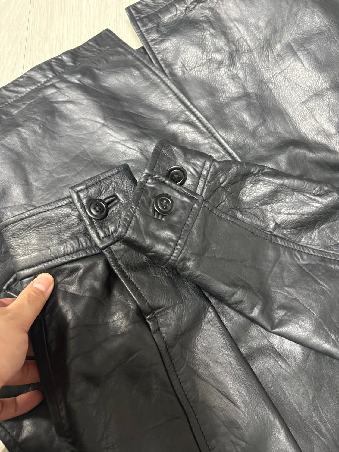 (L)gap 올드갭 레더 카코트 코트 상품이미지3