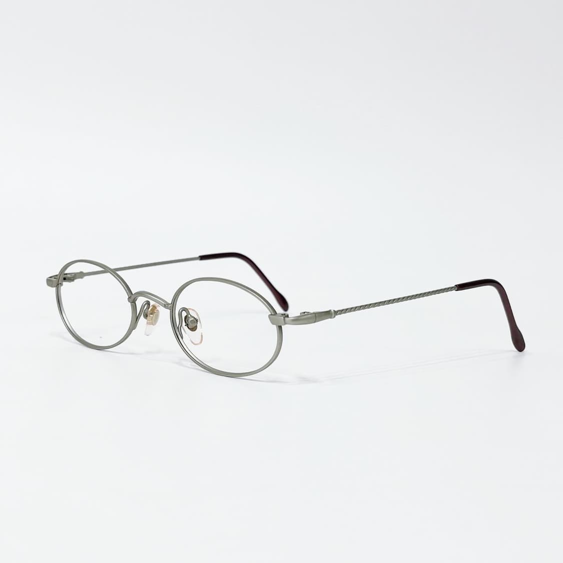 실버 로프 디테일 오벌 메탈 데드스탁 빈티지안경 상품이미지2