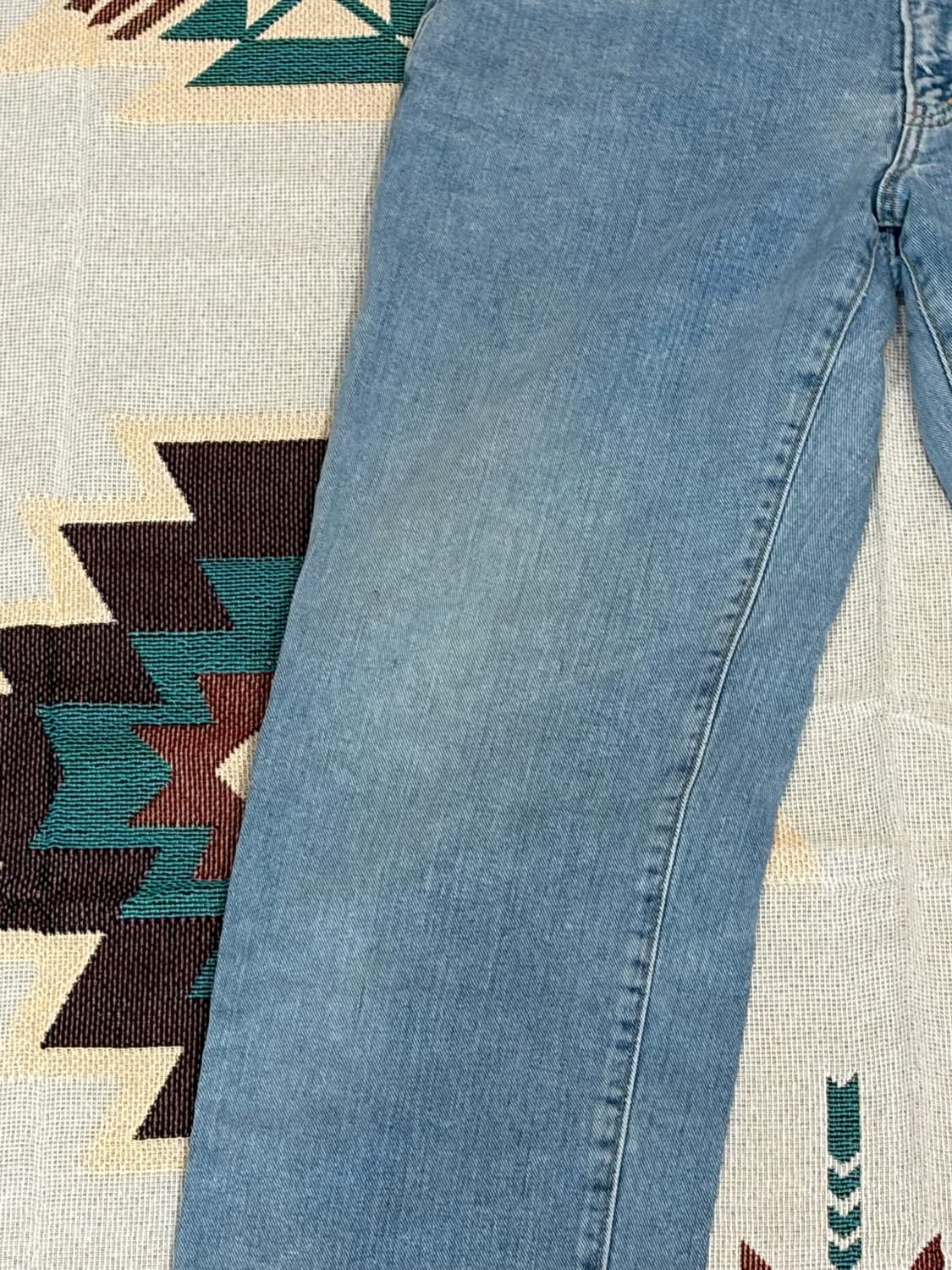 제팬 밥슨 901 루즈 테이퍼드 연청 데님 팬츠 상품이미지3