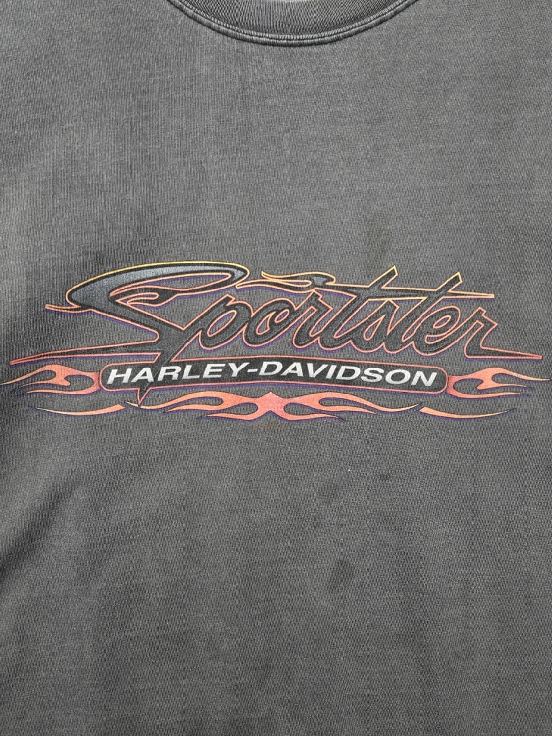 1998 할리데이비슨 빈티지 반팔 티셔츠 ( 2XL추정 ) / 11847 상품이미지5