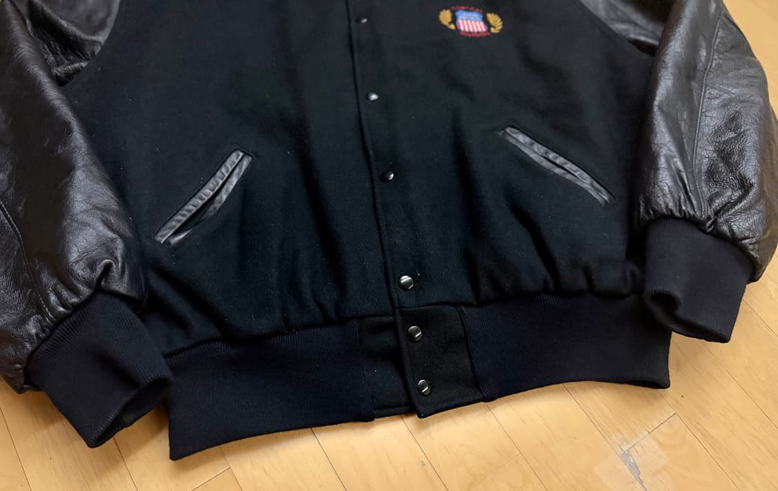 [Holloway] 90s 유니온 퍼시픽 레더 바시티 자켓 (XXL) 상품이미지3
