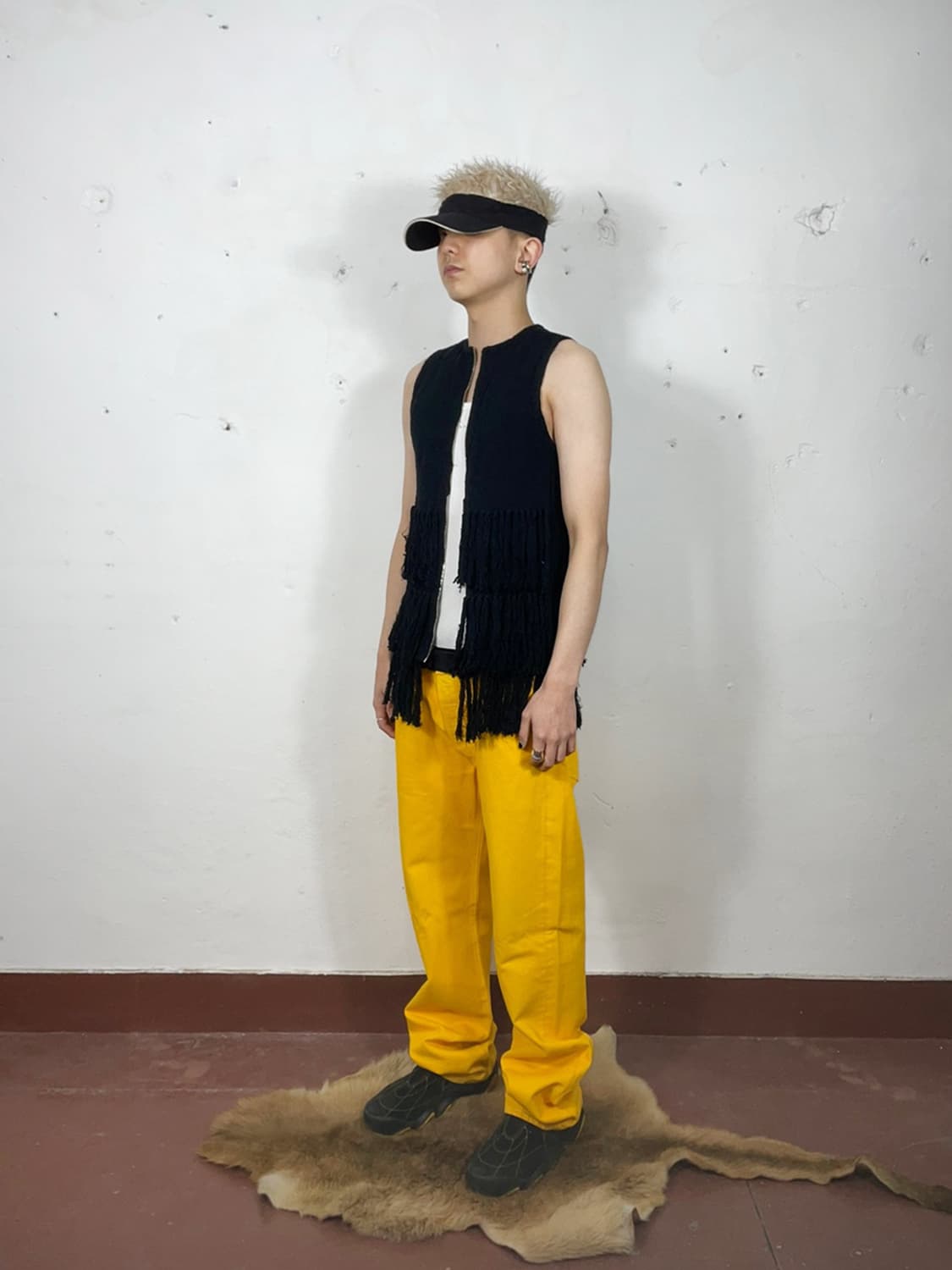 Black Fringe vest 상품이미지4