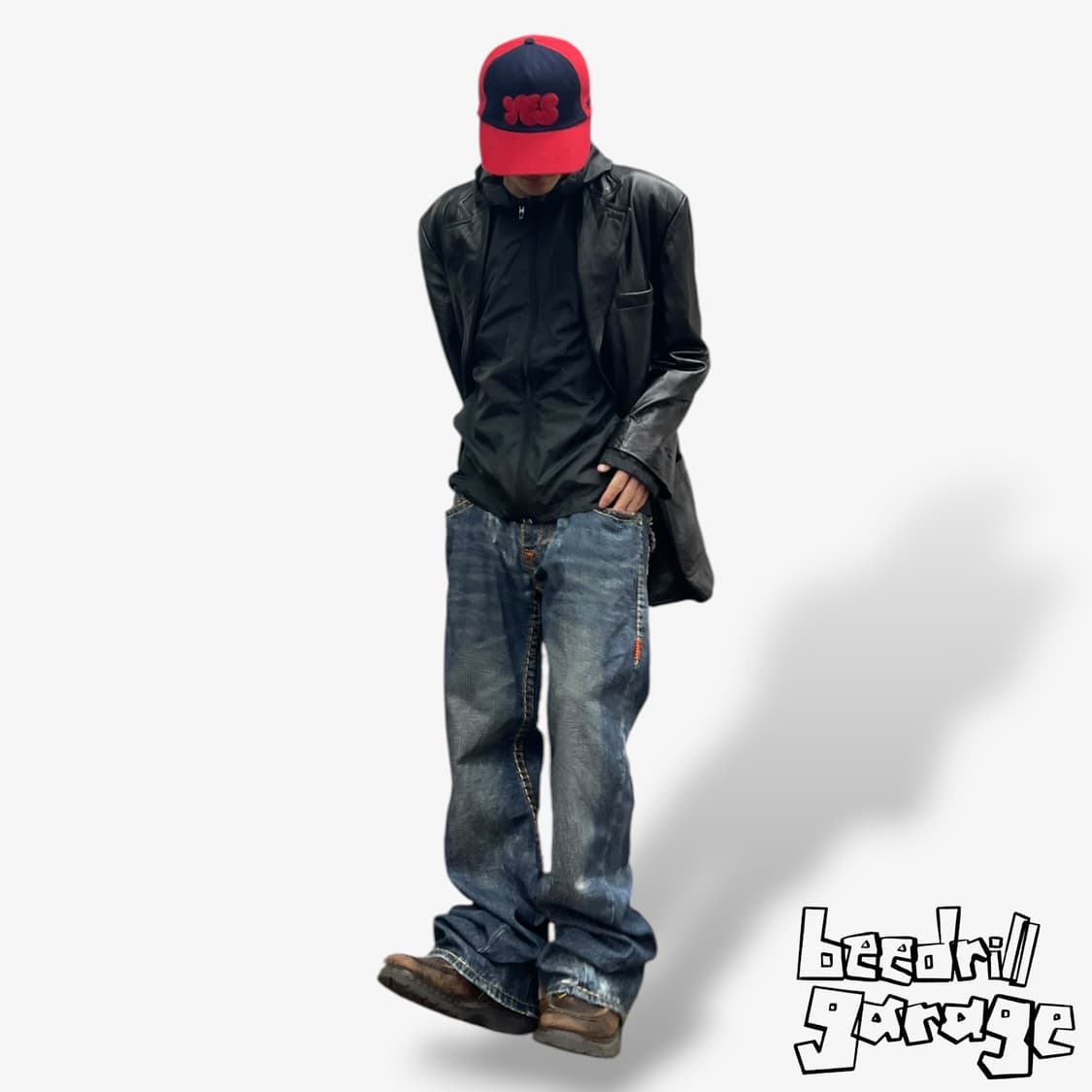 트루릴리전 빅스티치 부츠컷 데님팬츠 상품이미지2