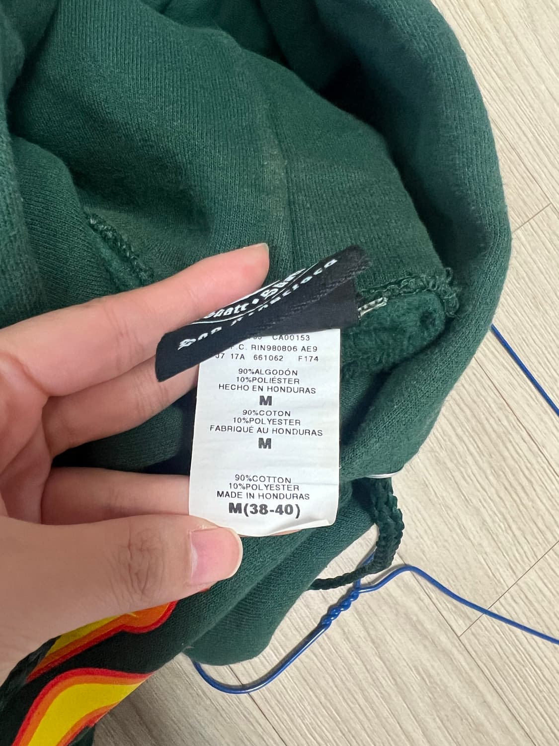 트레셔 후드티 그린  상품이미지4