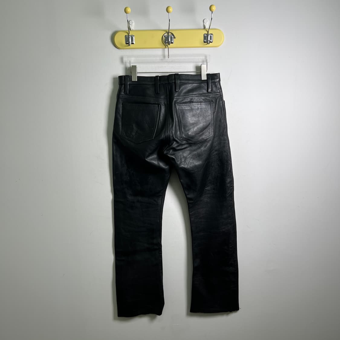 VTG 빈티지 블랙 소가죽 팬츠 33 상품이미지2