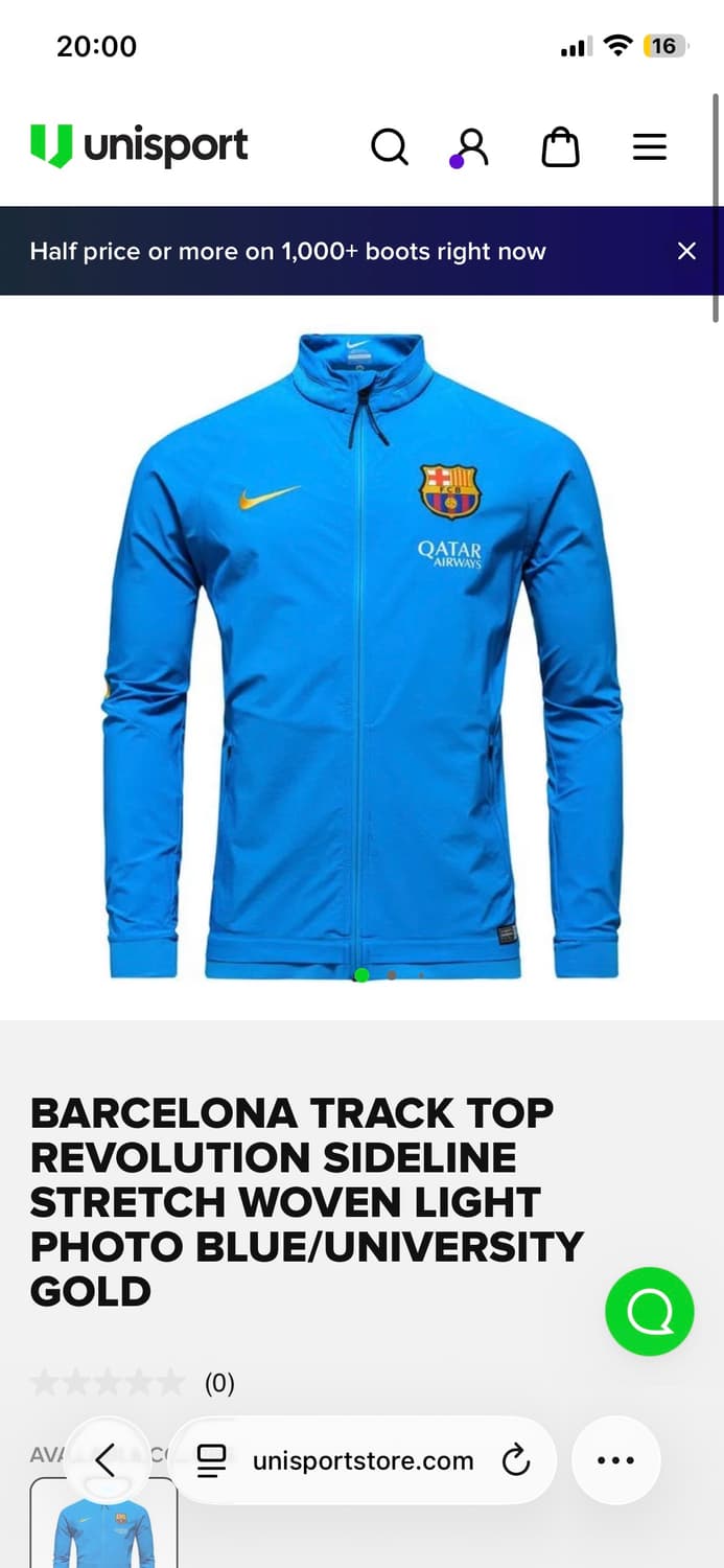 나이키 fc 바르셀로나 사이드라인 우븐 스트레치 트랙탑 상품이미지9