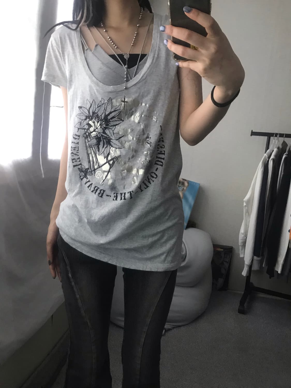 디젤 딥유넥 반팔티셔츠 상품이미지1