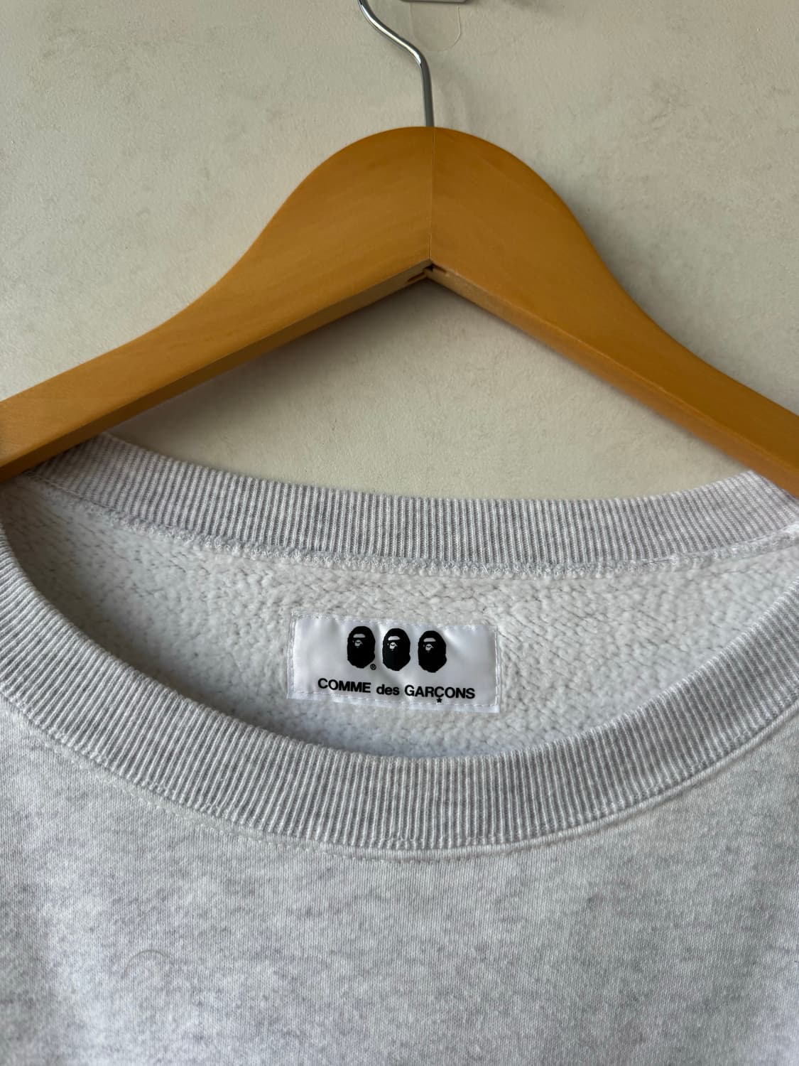 베이프 x CDG 양면 맨투맨 상품이미지5